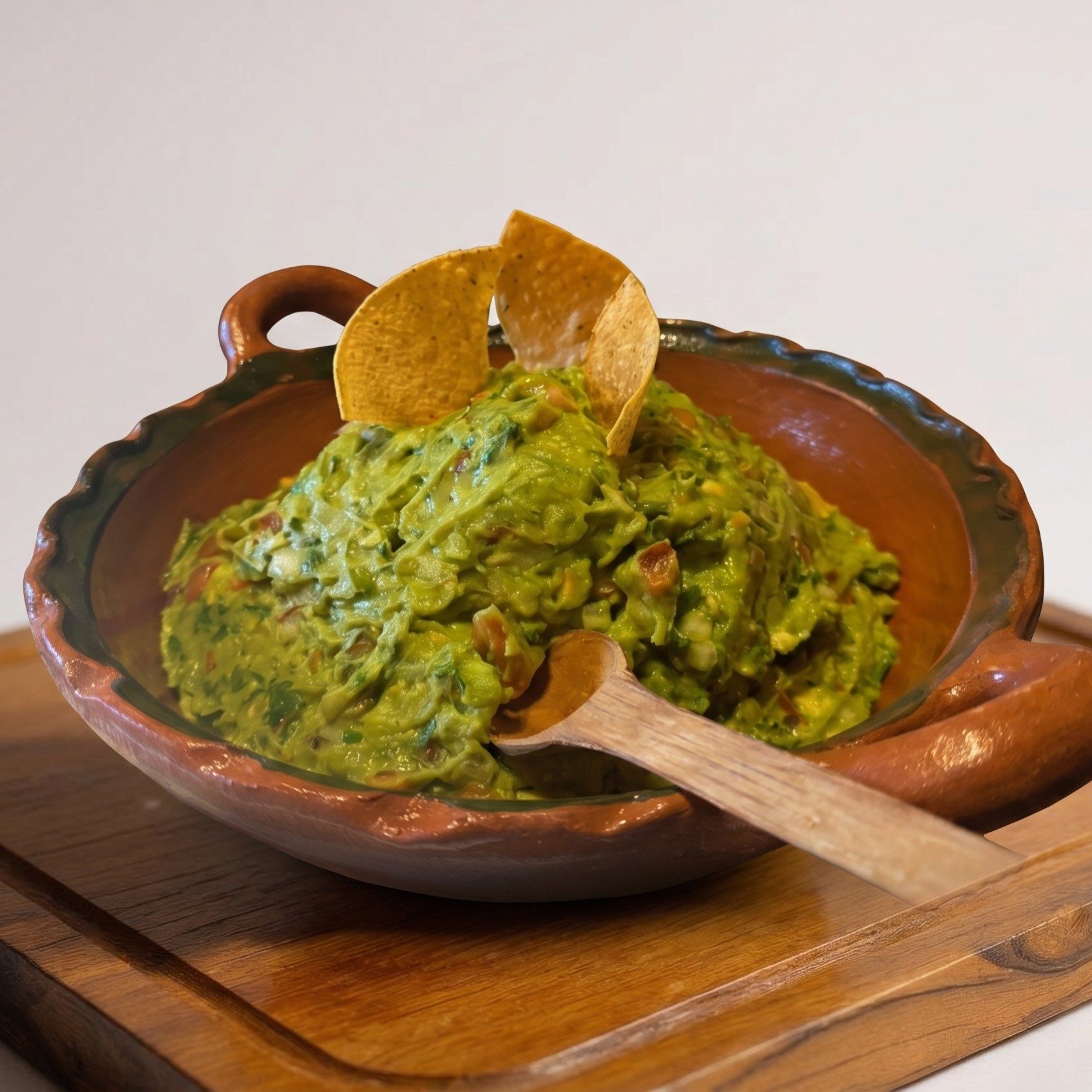 Guacamole Dip and Chips.